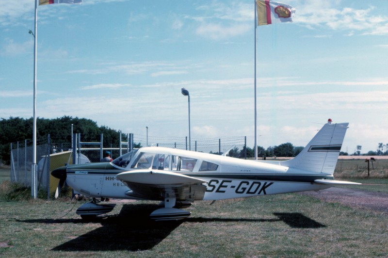 SE-GDK på Höganäs 1975-07-27. Foto ur Freddy Stenboms donerade samling.