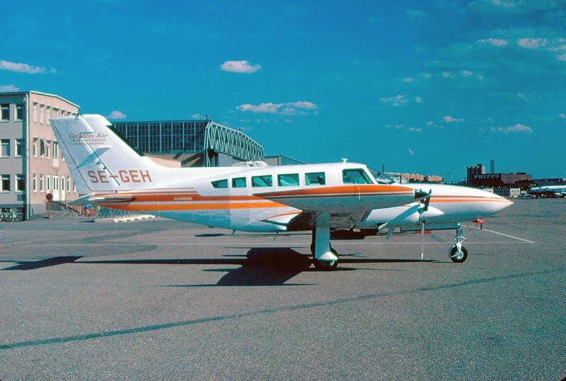 SE-GEH på Bromma 1978-08-21. Foto Rolf Larsson.