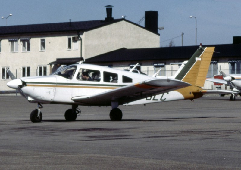 SE-GLC på Bromma datum ej känd - ca 1980. Foto ur Freddy Stenboms donerade samling.