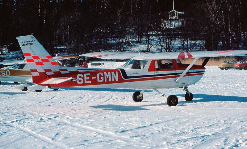 SE-GNM vintern 1980. Plats ej känd. Foto ur Freddy Stenboms donerade samling.