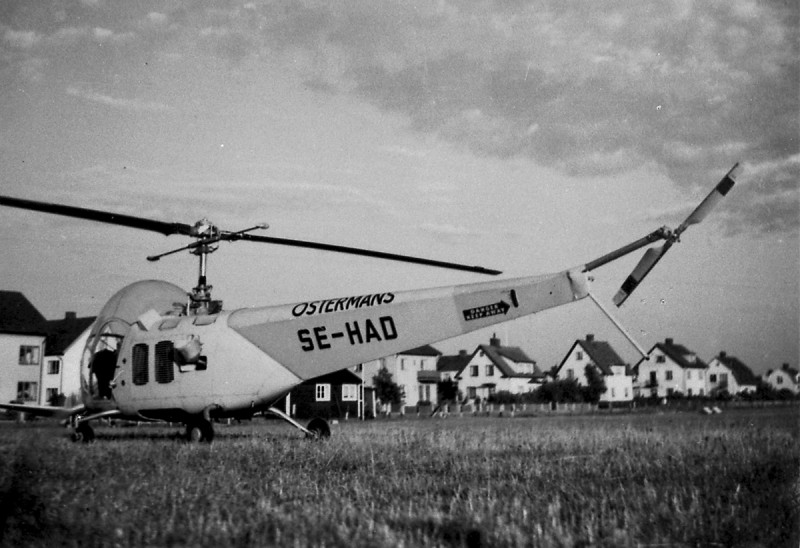 SE-HAD i Halmstad, datum ej känt, ca 1949-1952. Foto ur Sven-Erik Jönssons samling.