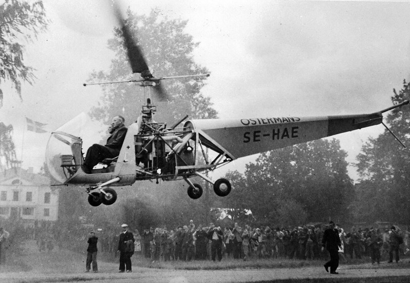 SE-HAE vid Kvarnarp, Eksjö. Datum ej känt, ca 1948-1953. Foto via Göran Wallert.