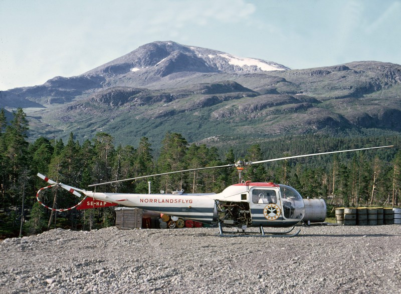 SE-HAP i Vietas maj 1968. Foto: Lars E Lundin via Göran Wallert.