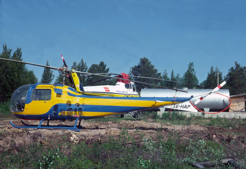 SE-HAP i Gällivari 1977-07-04. Foto: Lars E Lundin via Göran Wallert.