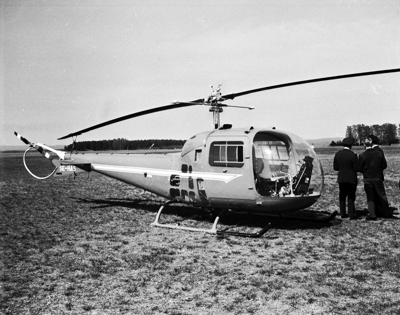 SE-HAS på Rommehed, Borlänge 1958. Foto: Sven Bäckström