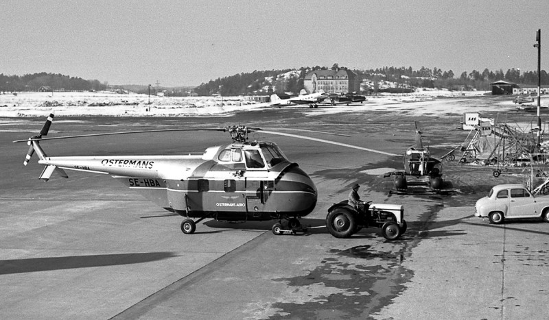 SE-HBA på Bromma 1957-1958. Foto: Hans Kampf