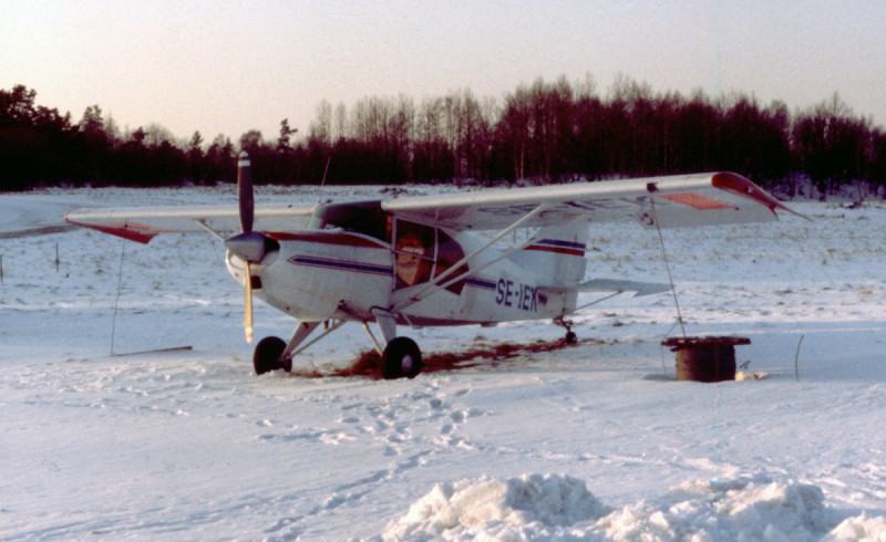 SE-IEK på Barkarby 1981-03-01. Foto ur Freddy Stenboms donerade samling.