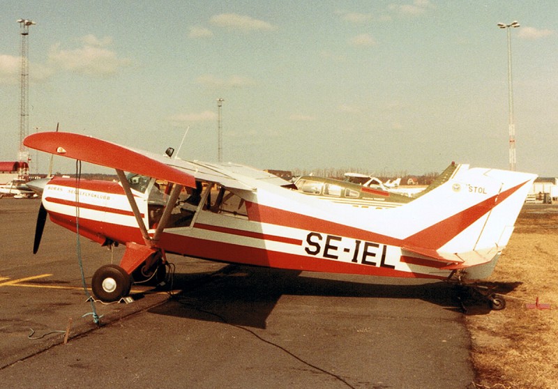 SE-IEL på Säve 1984-03-24. Foto: Nils-Olof Andersson.