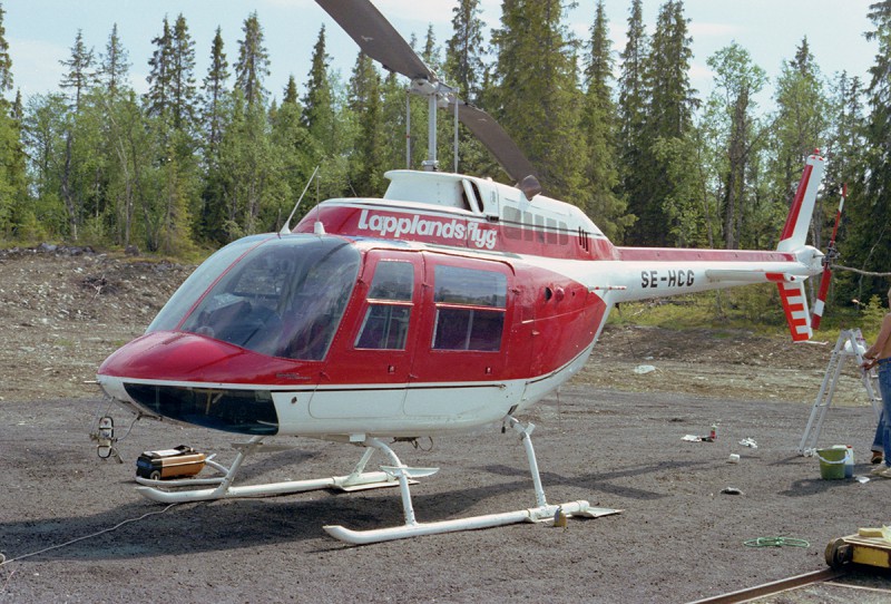 SE-HCG i Tärnaby 1982-07-15. Foto: Rune Malmberg via Göran Wallert.