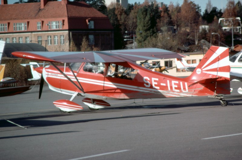 SE-IEU på Bromma 1980. Foto ur Freddy Stenboms donerade samling.