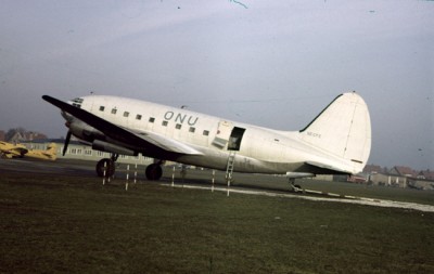 Curtiss Super 46C Commando, SE-CFE. ca 1961. Foto ur Nils Arne Nilssons donerade samling.