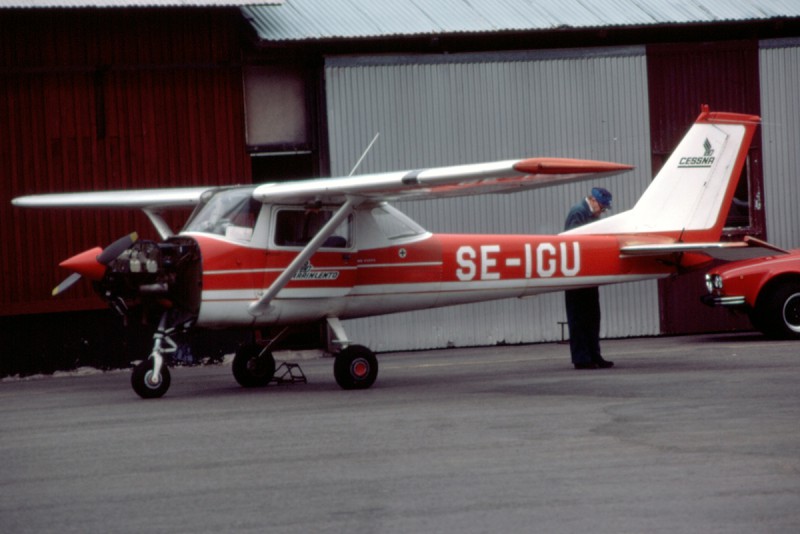 SE-IGU sommaren 1986. Plats ej känd. Foto ur Freddy Stenboms donerade samling.