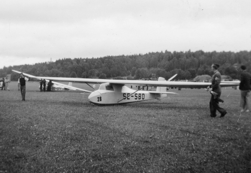 SE-SBD i Örebro 1945. Foto: Kurt Persson