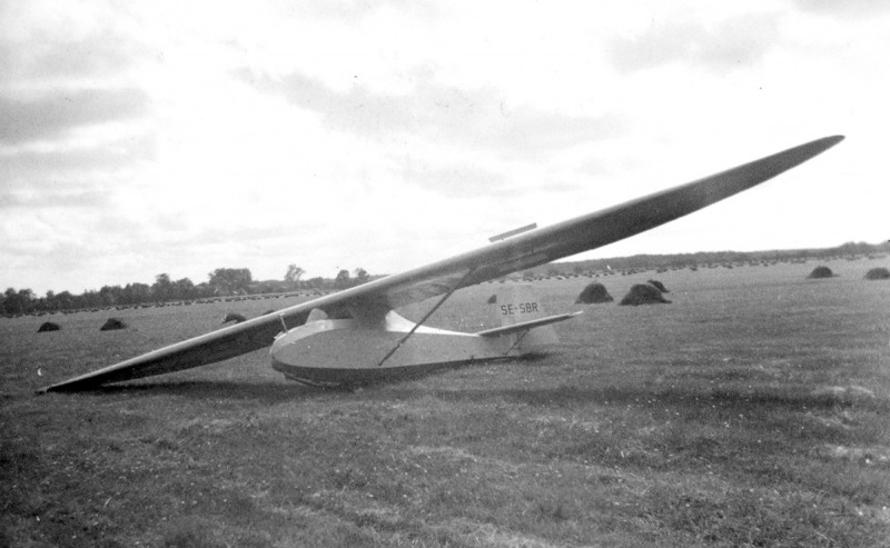 SE-SBR på Ålleberg 1954. Foto: Gunnar Rendefors