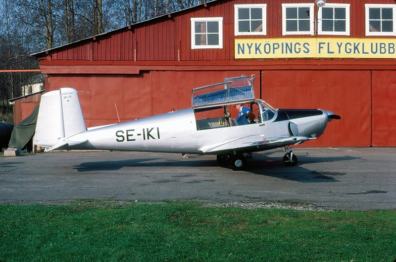 SE-IKI på Brandholmen, Nyköping, våren 1983. Foto ur Freddy Stenboms donerade samling.