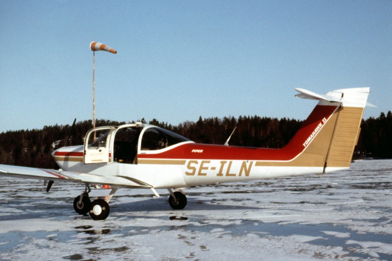 SE-ILN vintern 1983. Plats ej känd. Foto ur Freddy Stenboms donerade samling.