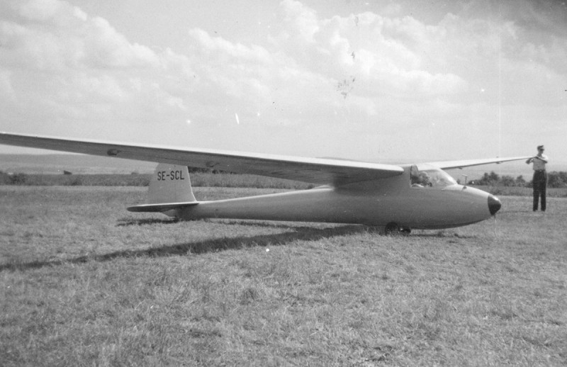 SE-SCL på Ålleberg 1954. Foto: Gunnar Rendefors