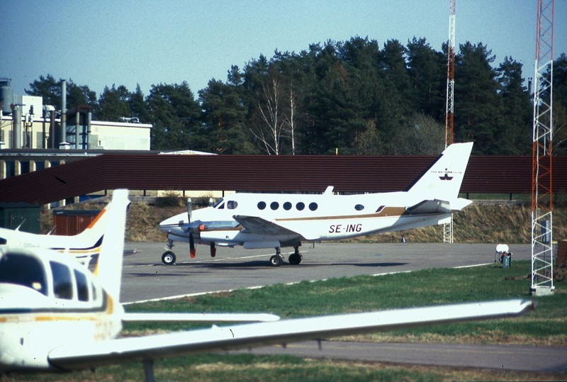 SE-ING 1984, möjligen på Bromma? Foto ur Freddy Stenboms donerade samling.