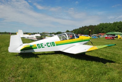 SE-CIB vid EAA Fly-in på Norrköping-Kungsängen den 5 juni 2010. Foto: Sven-Erik Jönsson