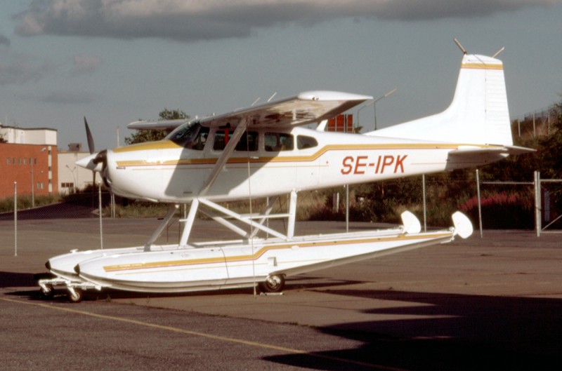 SE-IPK på Bromma 1986. Foto ur Freddy Stenboms donerade samling.