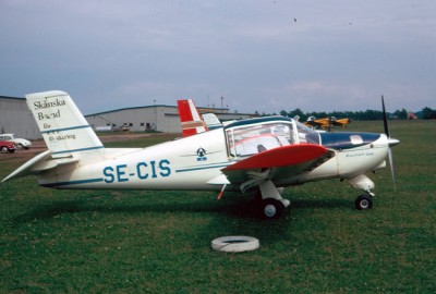 SE-CIS på Eslövs flygfält sommaren 1971, foto Freddy Stenboom