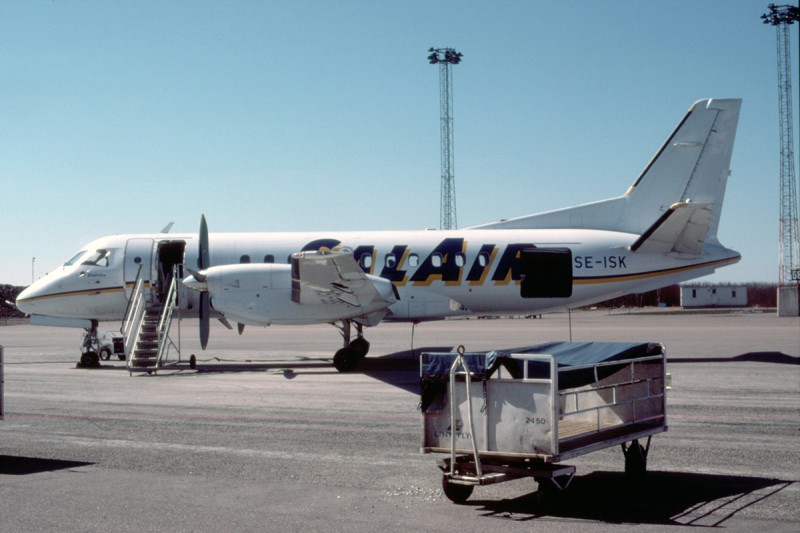 SE-ISK på Arlanda 1988-04-27.  Foto: Hans Wallin