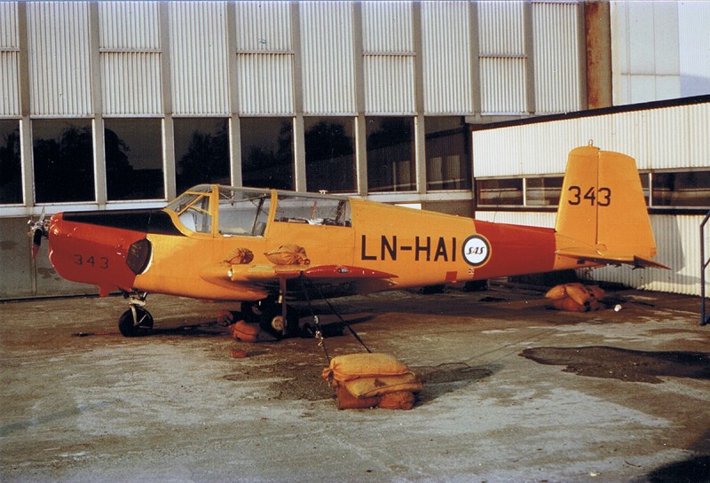 LN-HAI på Fornebu 1983-05-04. Foto: Kay Hagby via Nils-Olof Andersson