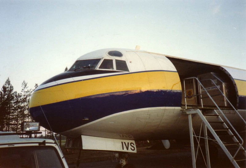 SE-IVS på Luleå Kallax ca 1987-1988. Foto: Hans O Sandström