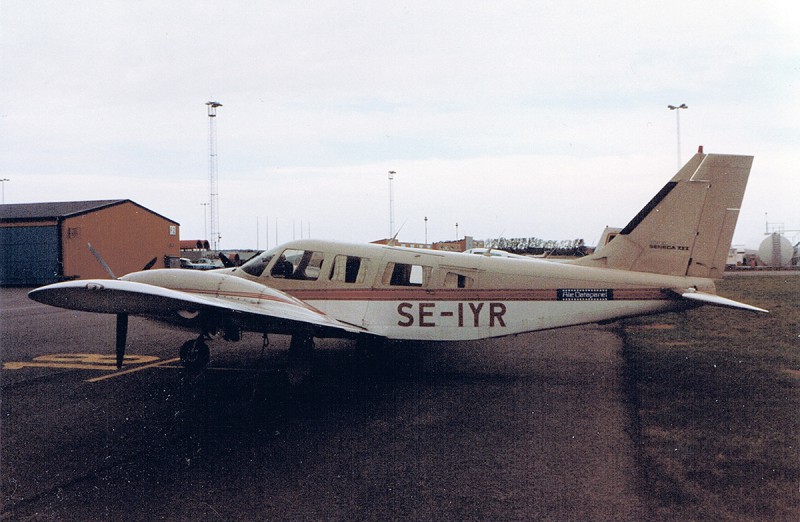 SE-IYR på Säve 1988-10-02. Foto: Nils-Olof Andersson.