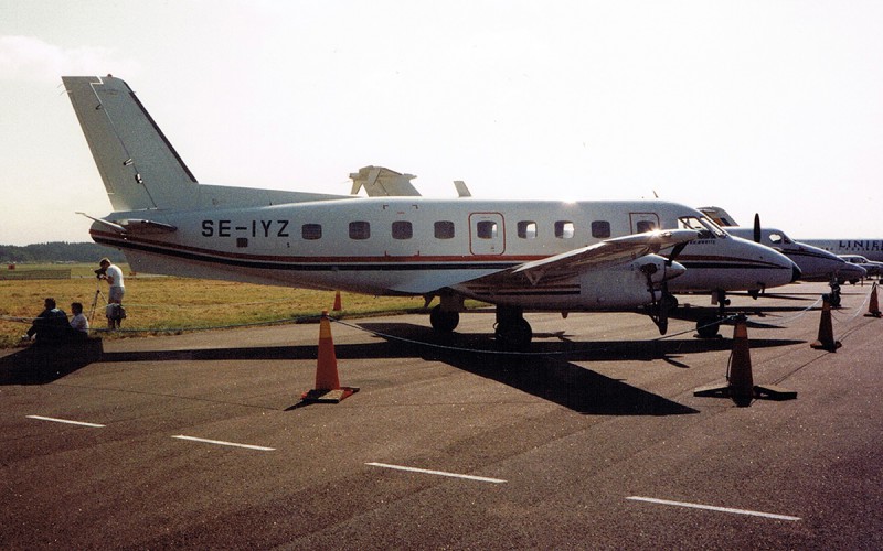 SE-IYZ vid flygdag på Säve 1988-09-03. Foto: Nils-Olof Andersson