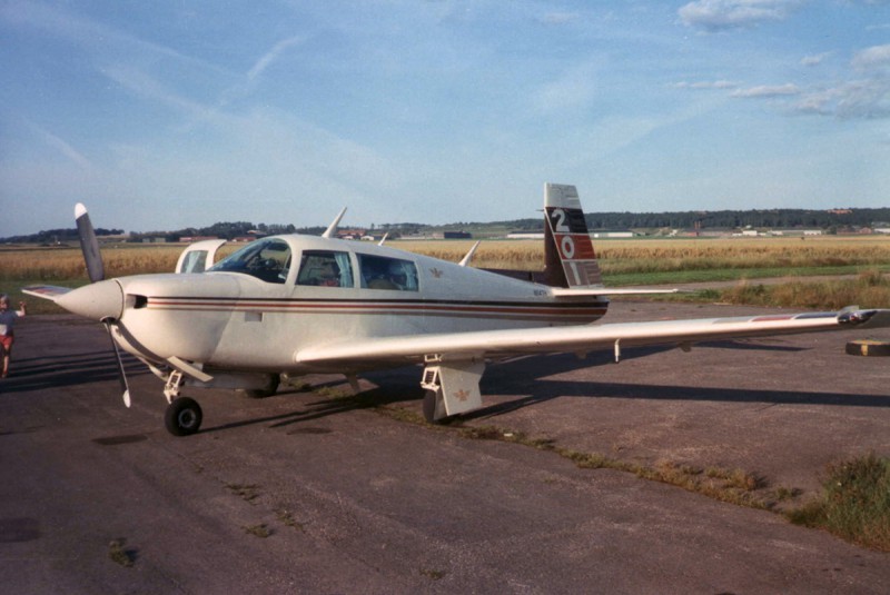 N1143A på Halmstad 1984-08-11. Foto: Sven-Erik Jönsson