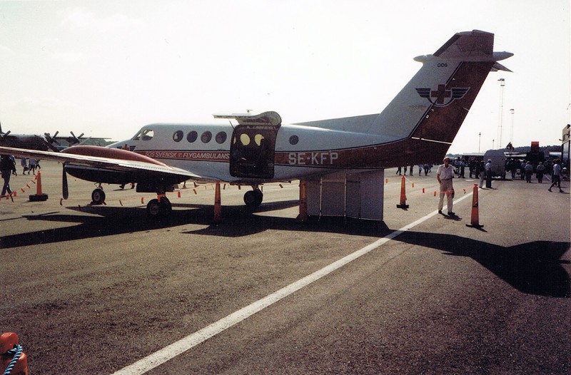 SE-KFP, troligen vid flygdag på Säve 1996-08-03. Foto: Nils-Olof Andersson