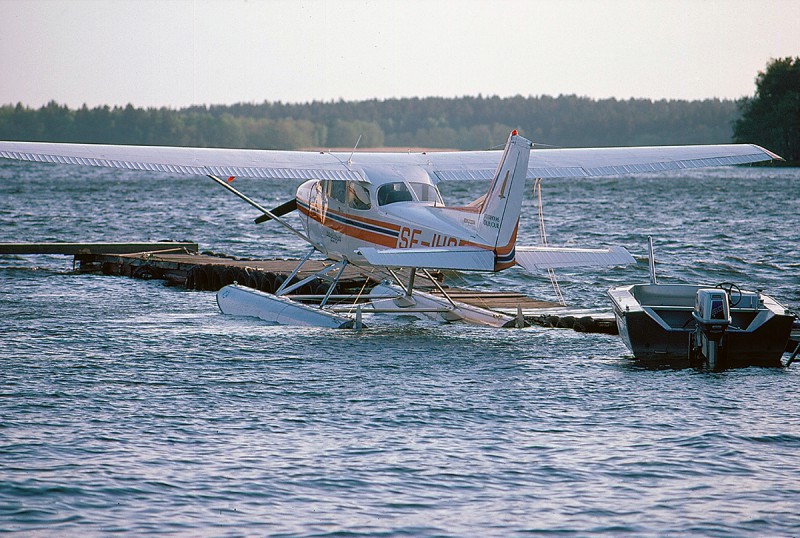 SE-IHS maj 1986. Plats ej känd. Foto ur Flygrevyns donerade samling.