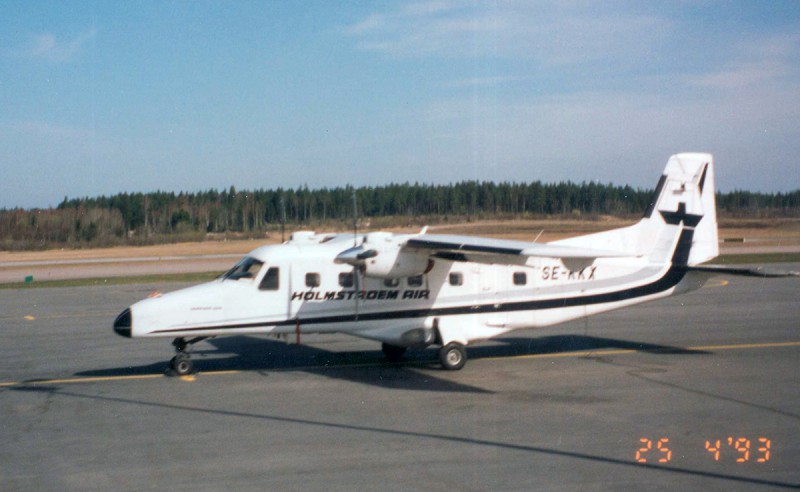 SE-KKX på Arlanda 1993-04-25. Foto: Nils-Arne Nilsson